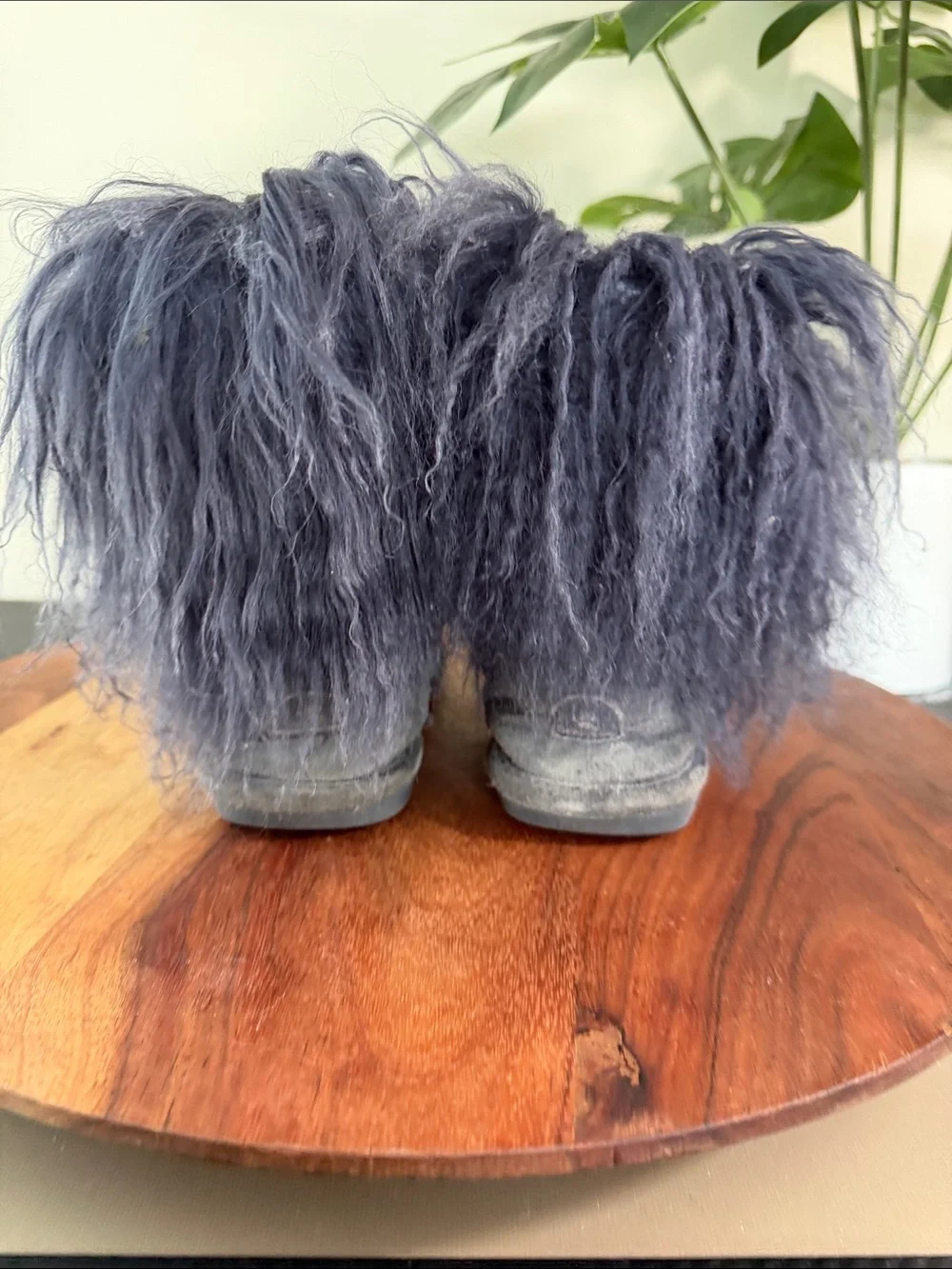 Bearpaw Boo Youth Suede Boots in Charcoal